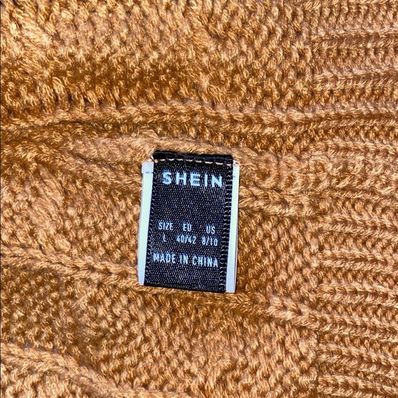 SHEIN • Rust Knit Cardigan - Picture 7 of 7